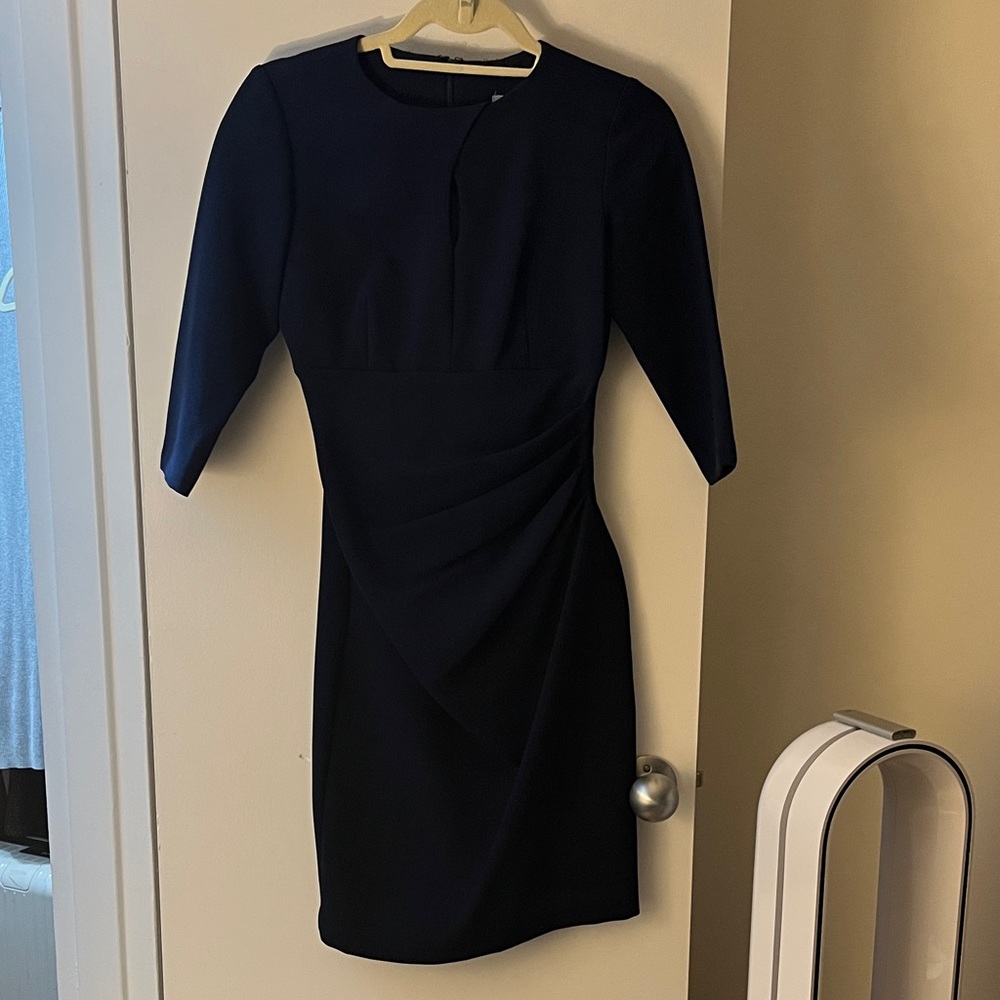 Diva Midnight Blue Long Sleeve Dress